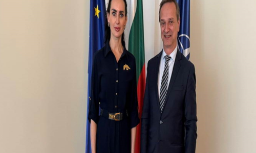 Среща на заместник-министър Ради Найденов с извънредния и пълномощен посланик на Украйна Олеся Илашчук